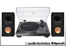 Audio Technica AT-LP120XUSB + Klipsch R-50PM